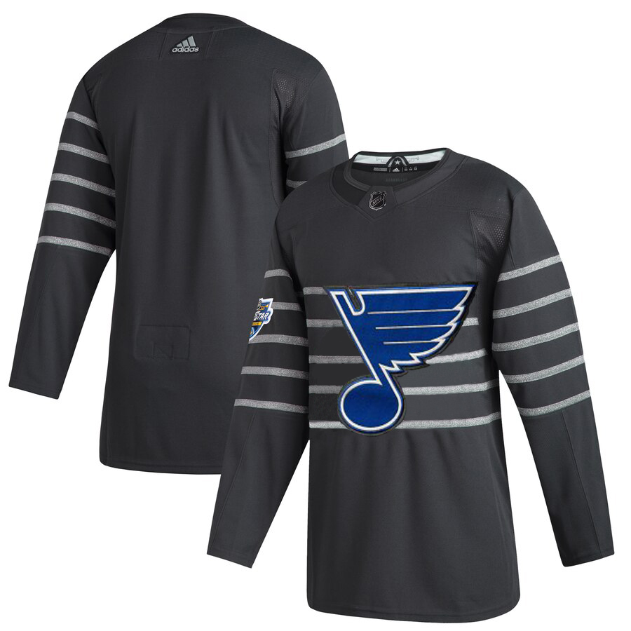 Men St. Louis Blues Adidas Gray 2020 NHL All Star Game Authentic Jersey->more nhl jerseys->NHL Jersey